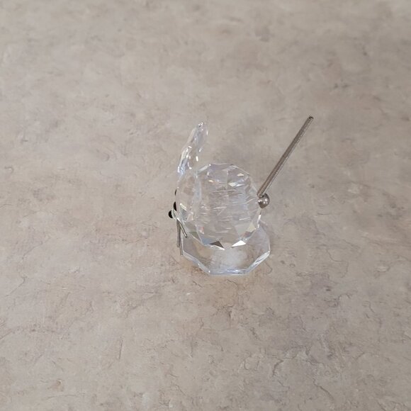 SWAROVSKI Crystal Mouse with Silver Spring Tail - Picture 4 of 7